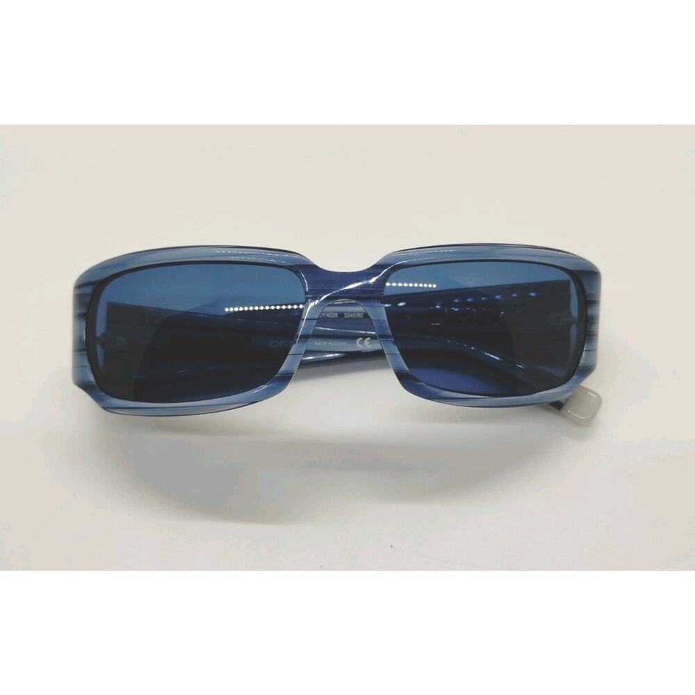 DKNY Eyeglass Frames DY4028 3240/80 Blue Marble Sunglasses 55-16-130